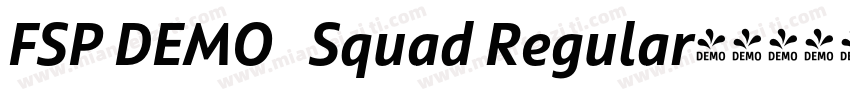 FSP DEMO   Squad Regular字体转换